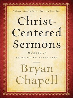 cover image of Christ-Centered Sermons